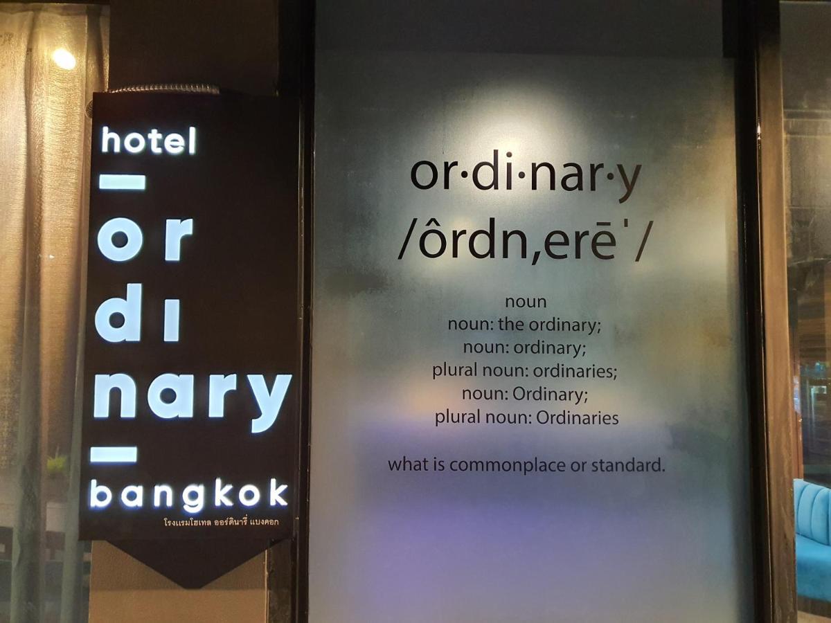 Hotel Ordinary Bangkok Kültér fotó